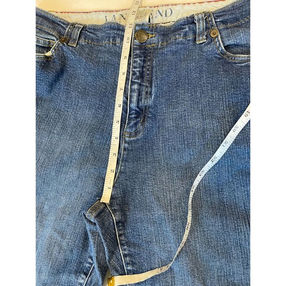 Lands End Women Vintage 1980s Jeans Boot Cut Original Fit Classic Waist Blue 16P - Picture 6 of 9